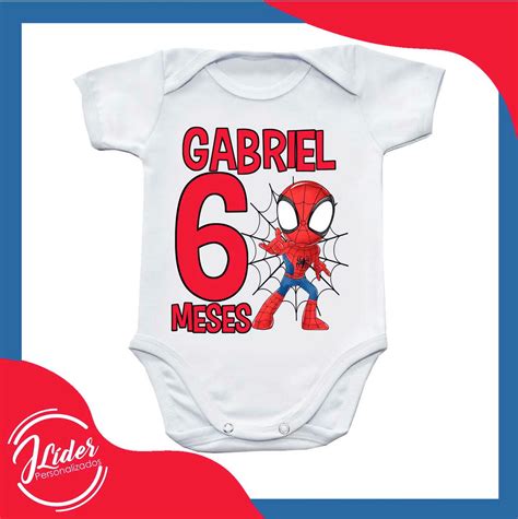 Body Bebê Mesversario Homem Aranha Elo7 Produtos Especiais