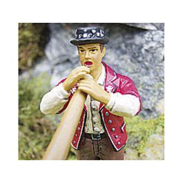 Prehm Miniaturen Schweizer Alphornbl Ser Mit Alphorn Rot