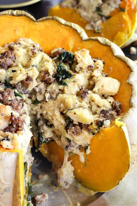 Recipe Savory Stuffed Pumpkin With Sausage And Gruyère Kitchn