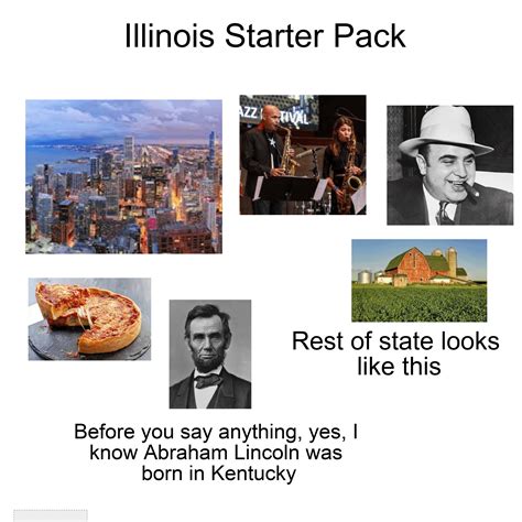 Making A Starterpack For Every State In The Us Part 24 Illinois R