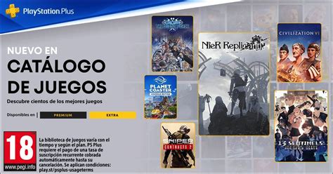 Anunciados Los Juegos Extra Y Clásicos De Playstation Plus Extra Y