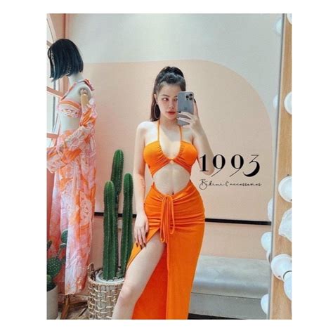 Thanh L Set Bikini Thun Cam M N Shopee Vi T Nam