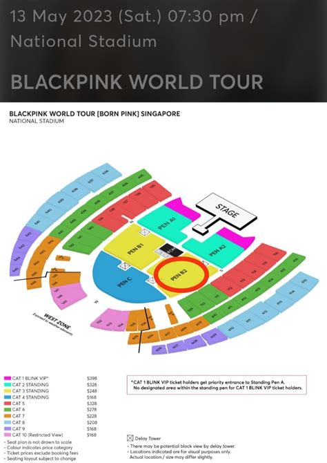 Blackpink Concert Singapore May Pen B Tickets Vouchers