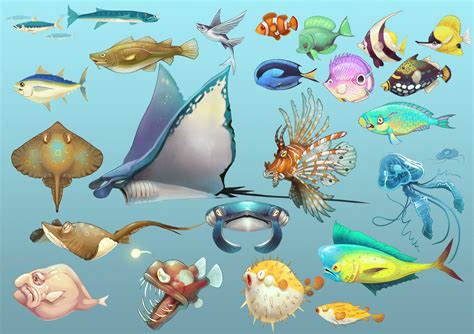 Artstation Hungry Shark World Animalcreature Concept Dump Johanna