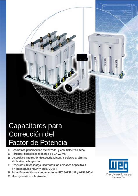 Pdf Capacitores Para Correccion Del Factor De Potencia Weg Dokumen Tips