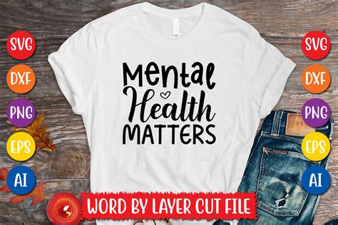 Mental Health Matters Svg Design Graphic By Megasvgart · Creative Fabrica