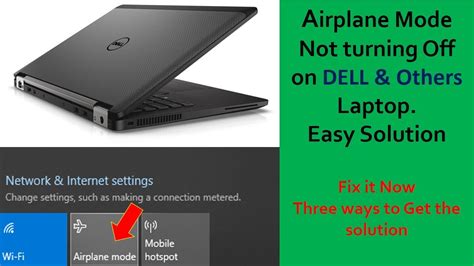 How To Turn Airplane Mode Off On Dell Laptop Typikalempire