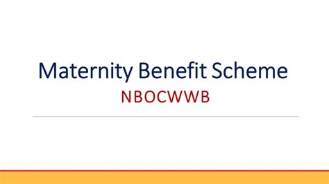 Deo How To Apply Maternity Benefit Scheme Youtube