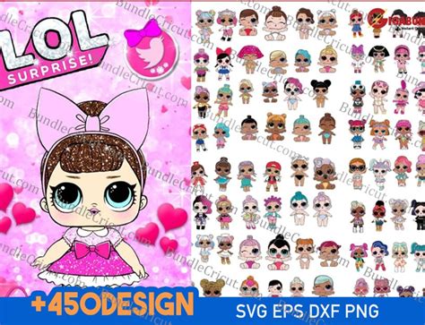 Lol Doll Mega Bundle Svg Bundle Cricut