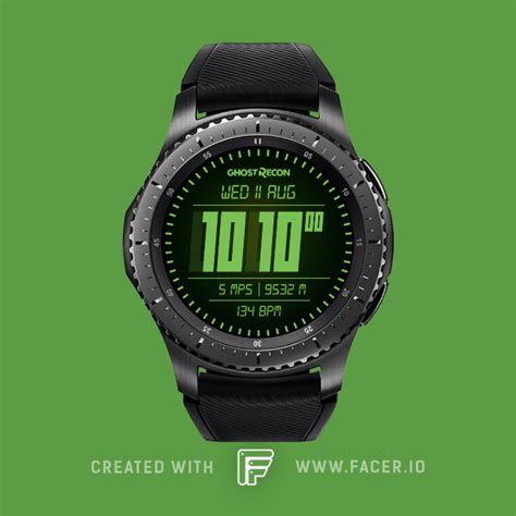 Ross Ghost Recon Tactical Watch Face For Apple Watch Wearos