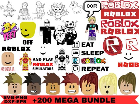 Roblox Svg Vector Clipart Roblox Printable Files In Svg Etsy Images