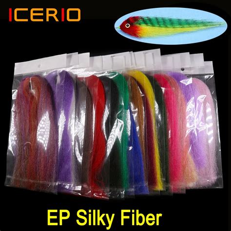 Icerio Cm Long Ep Silky Fiber Fly Tying Material Fine Synthetic Hair