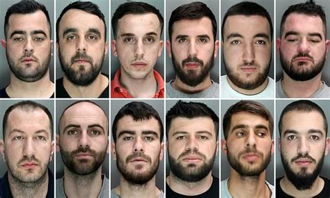 Albanian Gang Of 12 Men Are Jailed For A Total Of 33 Years For Free