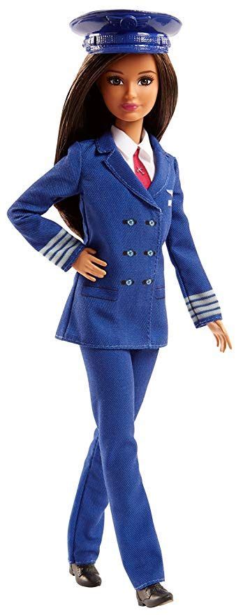 Amazon es Barbie Quiero Ser piloto muñeca con accesorios Mattel