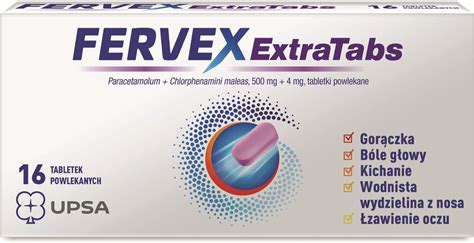 Fervex Extra Tabs 500 Mg 16 Tabl Opinie I Ceny Na Ceneopl