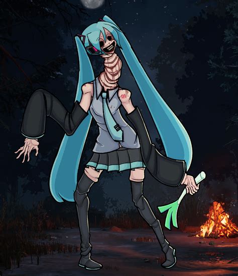 Heres Miku As The Unknown From Dbd By Saltynoodles2 On Newgrounds