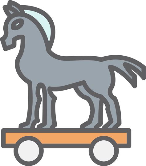 Trojan Horse Vector Icon 16815982 Vector Art At Vecteezy