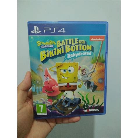 Spongebob Squarepants Battle For Bikini Bottom Rehydrated PS Game Used Shopee Philippines