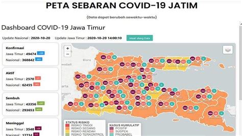 Update Virus Corona Di Surabaya Dan Jatim Selasa Oktober