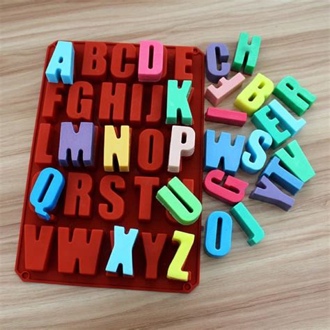 Alphabet Letters Mold Cake Mold Mould Silicone Mold Biscuit