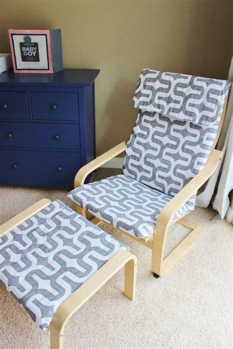 Img 7013 Ikea Poang Chair Patterned Furniture Diy Chair Covers