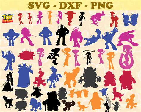 Toy Story Svg Bundles Toy Story Svg Png Dxf Pdf Inspire Uplift