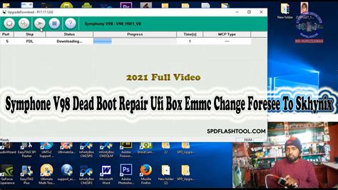 Symphone V98 Dead Boot Repair Ufi Box Emmc Change Foresee To Skhynix