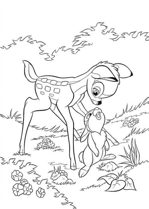 Free Printable Bambi Coloring Pages For Kids