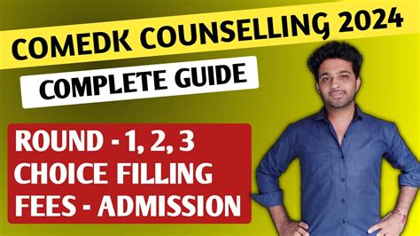 All About Comedk Counselling Process Choice Filling Admission