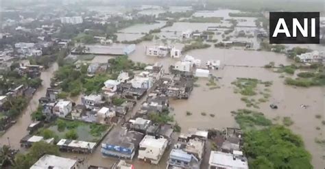 Waterlogging In Gujarats Gir Somnath After Heavy Rainfall