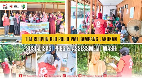 Tim Respon Klb Polio Pmi Sampang Lakukan Sosialisasi Phbs Dan