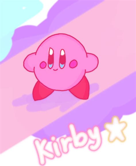 kirby fan art work  progress  justaperson  deviantart