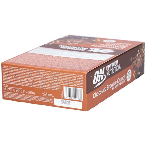 Optimum Nutrition Protein Bars Chocolate Brownie Crunch 10x65 G Shop Apotheke