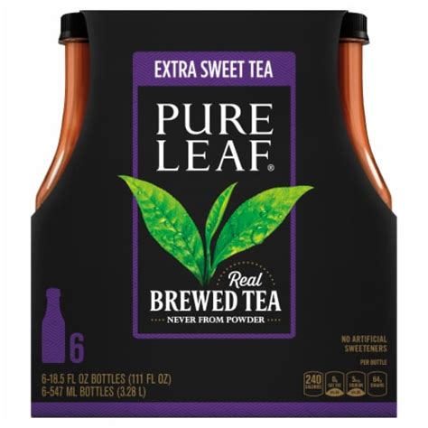 Pure Leaf Extra Sweet Iced Tea 6 Bottles 18 5 Fl Oz Harris Teeter