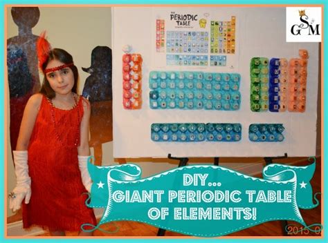 Solagratiamom Diy Giant Periodic Table Of Elements Completed