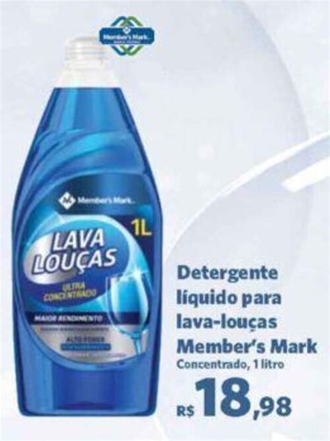 Detergente L Quido Para Lava Lou As Member S Mark L Oferta Na Sam S Club