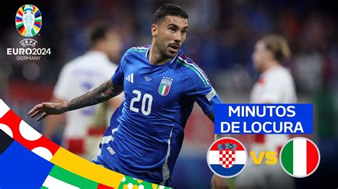 MINUTOS DE LOCURA Italia en el último minuto elimina a Croacia