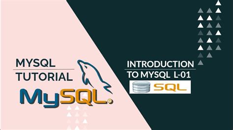 MySQL Tutorial For Beginners Introduction To MySQL YouTube