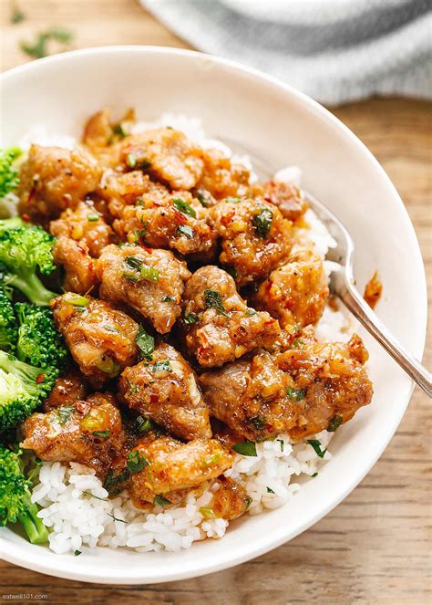 Honey Garlic Pork Rice Bowl Recipe Pork Recipe — Eatwell101