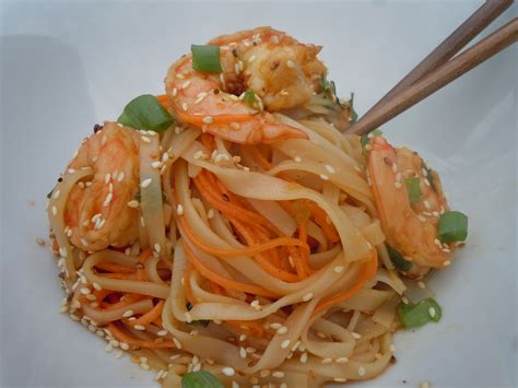 Asian Shrimp And Rice Noodle Salad