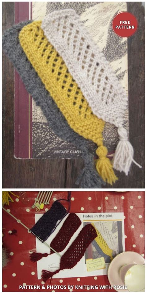 12 Free Easy Knitted Bookmark Patterns The Knit Crew