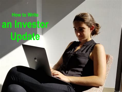 How To Write Investor Updates