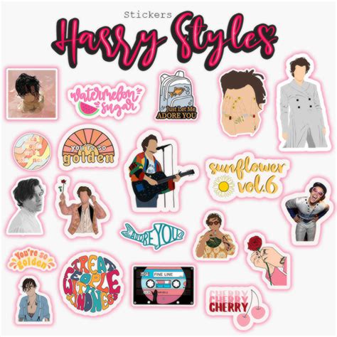 Packs Stickers Harry Styles By Frutillitasdulces On Deviantart