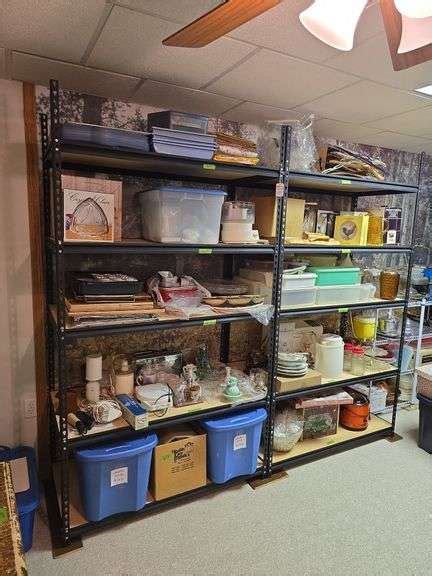 Metal Shelf Contents Not Included Buyer Must Remove Schmid Auction