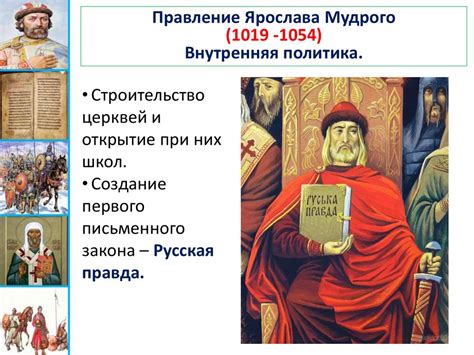 Русское государство при Ярославе Мудром. Урок №11 - презентация онлайн