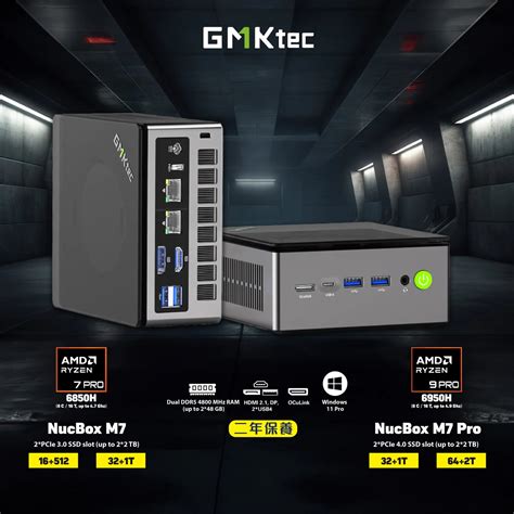 Gmktec Nucbox M Mini Pc Ryzen H Radeon M Gb Ddr