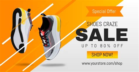 Create Free Shoe Advertisement Poster Postermywall