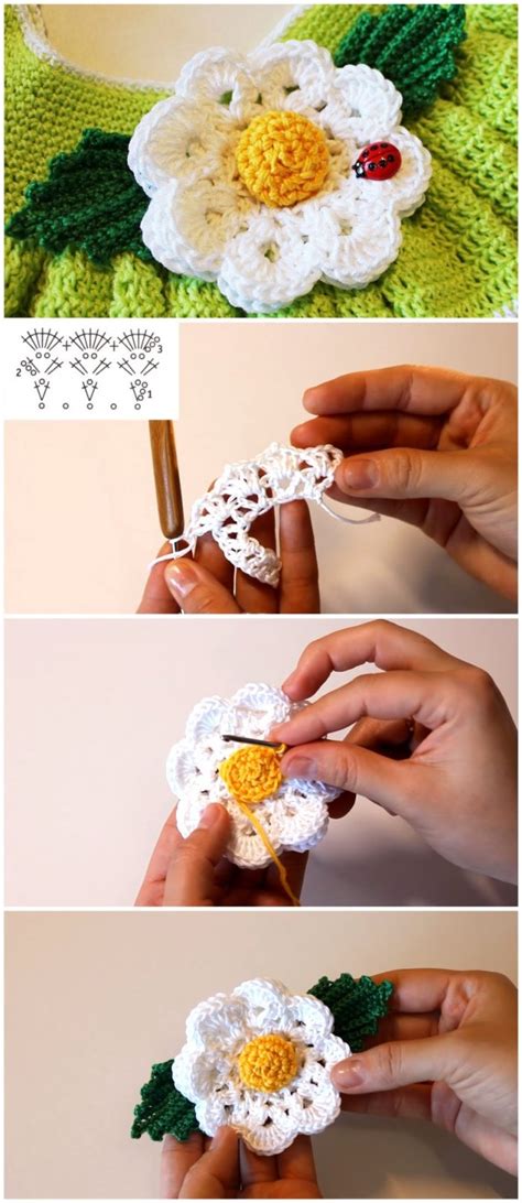 Easy Crochet Flower Tutorial