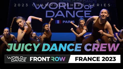 Juicy Dance Crew Junior Team Division Frontrow World Of Dance