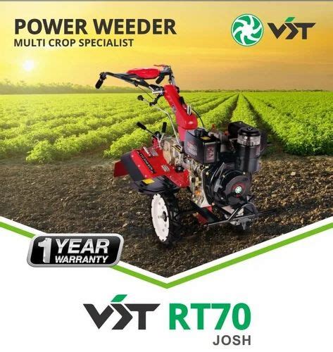 5 7 Hp Diesel Vst Rt 70 Josh Power Weeder 6 Feet At ₹ 136000 In